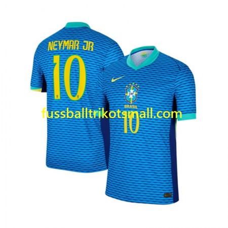 Fußballtrikots Brasilien Neymar JR 10 2024 Kurzarm Auswärts-trikot kaufen
